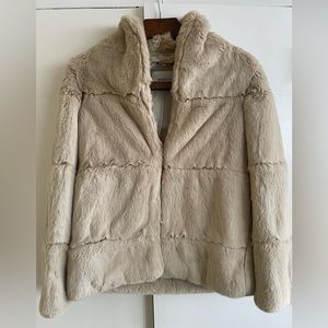Babaton Faux Fur Jacket - Super Soft | Cream Colour ✨